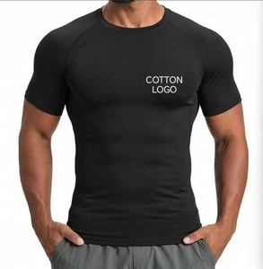 T-shirt de sport à compression ventre plat haute élasticité, respirant, séchage rapide, amincissant, pour entraînement et mise en forme corporelle - Product Image 1
