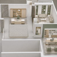 Service de conception intérieure clé en main pour bureaux, écoles, cliniques médicales et espaces publics, avec liste de plans de construction et fourniture de matériaux modernes en MFC