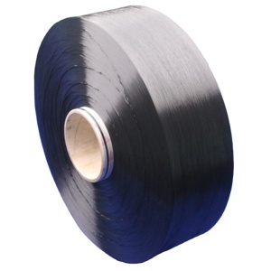 Hilo de Filamento de Poliéster DDB Negro Teñido en Masa FDY 300D/96F de la Marca JINFU, Buena Calidad - Product Image 2