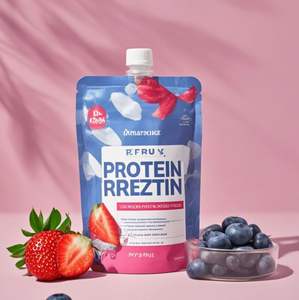 Pochettes à bec verseur personnalisées à faible MOQ, emballages vides en plastique transparent rechargeables pour jus, boissons et aliments pour bébés - Product Image 4