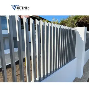 Pannelli di recinzione in alluminio con recinzione a lama personalizzata per la decorazione del recinto del giardino