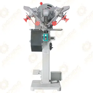 Automatic eyelet snap button children's jean clothes hole punching and riveting pressing machine