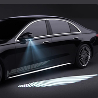 Vente chaude LED Angel Wings Châssis Projecteur Voiture Bienvenue Lumière Modification avec Laser Éclairage Décoratif Nouvel État