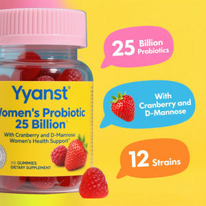 Etiqueta privada 25 mil millones de gomitas probióticas de D-Manosa para mujeres que promueven la digestión apoyan la salud intestinal - Product Image 3