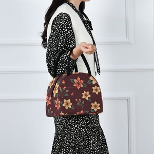 Trendy Fashion Stylish Lunch Bag Custom Hawaii Tropical Hau Insulation Thermal Cooler Tote Lunch Bag for Picnic Office Worker - Product Image 6