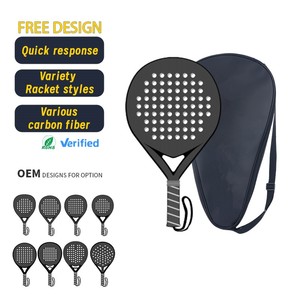 MELORS-Raqueta de Pádel con protector personalizado, versión mejorada, cabeza de carbono, 12K, 18K - Product Image 1