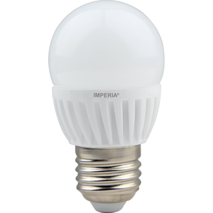IMPERIA LED OPAL CÉRAMIQUE SPHÈRE E27 9W 4000K - Product Image 1