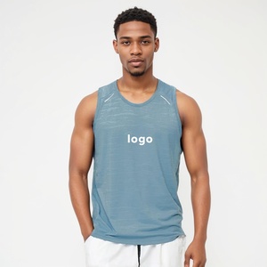 Quick Dry Gym Athletic Wear tank Top Fitness Body Building Compression Vest Men Gym Sportswear <b>Running</b> <b>Singlet</b> - Product Image 3