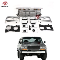 Accessoires de voiture TEYOUTE, calandre chromée avec feux de coin avant, compatible avec Land Cruiser LC60 FJ60 1981-1987, mise à niveau