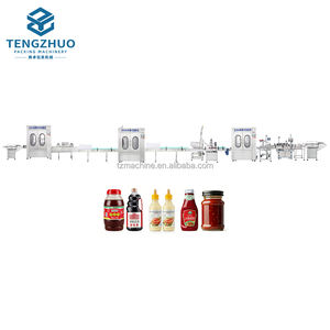 Línea <span class=keywords><strong>de</strong></span> Producción <span class=keywords><strong>de</strong></span> Salsas Totalmente Automática para Llenado, Lavado, Tapado y Etiquetado <span class=keywords><strong>de</strong></span> Botellas, Cumple con las Normas <span class=keywords><strong>de</strong></span> Seguridad Alimentaria - Product Image 2