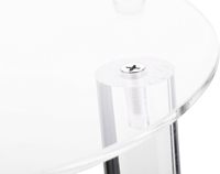 Grand support de gâteau de mariage en verre acrylique à 3 niveaux Présentoir alimentaire Plateau à dessert et cupcake Boîtes de rangement Bacs WCS02 Support de base à 3 niveaux