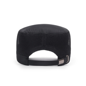 AIGEFMM Men's <b>Summer</b> Mesh Duckbill <b>Flat</b> Top Hat Quick Dry Breathable Fishing Sun Protection <b>Cap</b> - Product Image 3