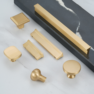 Solid Brass Longer Handles for Furniture Modern Simple Kitchen Cabinet Handle Brass Wardrobe Cupboard Pulls 600mm Length - Product Image 4