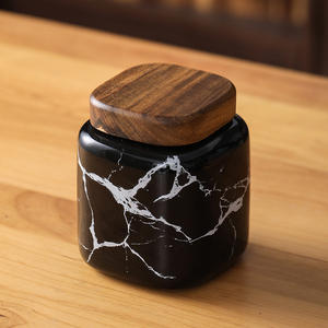 Frascos de Cerámica Simples con Tapa Hermética para Almacenamiento en la Cocina, para Café y Té - Product Image 2