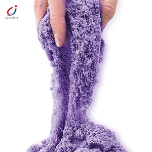 Ensemble de jeu de sable Chengji Construction, jouets d'intérieur, kit scientifique éducatif DIY, ensemble de moules à sable de couleur douce, sable magique pour enfants - Product Image 4