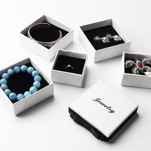 Luxury <b>Black</b> Rigid Jewelry <b>Box</b> With Gold Foil Logo Satin Liner And Ribbon For Watch Eyewear Packaging Custom OEM Design - Product Image 3