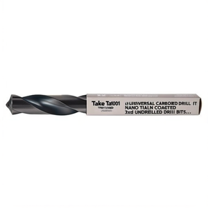 Foret universel en carbure Ttake Ta1001, revêtement Nano TiAlN, forets non percés 3Xd - Product Image 2