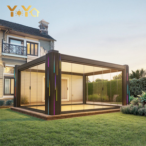 Pérgola de Aluminio para Exteriores con Panel <span class=keywords><strong>Solar</strong></span> Fotovoltaico, Toldo de Jardín, Protección <span class=keywords><strong>Solar</strong></span> y contra la Lluvia, Cobertizo de Jardín Personalizado, Pérgola <span class=keywords><strong>Solar</strong></span> - Product Image 3