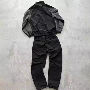 <span class=keywords><strong>Tuta</strong></span> Sportiva da <span class=keywords><strong>Uomo</strong></span> Taglie Forti in Nylon e Poliestere, Due Pezzi, con Giacca e <span class=keywords><strong>Pantaloni</strong></span> Jogger, Patchwork, Personalizzabile, Antivento, per Autunno - Product Image 3