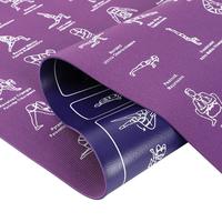 Tapis de yoga portable pliable en PVC écologique pour débutants, pour le Yoga, le Pilates et les exercices au sol, meilleure vente