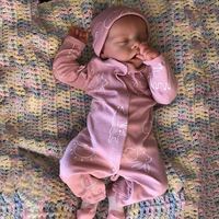 Muñeca Reborn Realista de 17" que Parece un Bebé Recién Nacido de Vinilo de Silicona, Niña Durmiendo Llamada Gemela A
