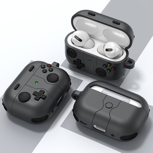 Estuche para auriculares de juegos negro de alta calidad para <span class=keywords><strong>aipods</strong></span> PRO <span class=keywords><strong>2</strong></span> Nuevo estuche suave para protección de silicona líquida para airpods 4 - Product Image 1
