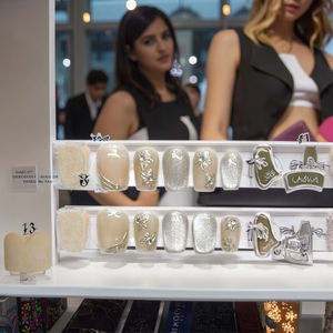 <span class=keywords><strong>Uñas</strong></span> Postizas <span class=keywords><strong>de</strong></span> <span class=keywords><strong>Esmalte</strong></span> <span class=keywords><strong>con</strong></span> <span class=keywords><strong>Diseño</strong></span> Floral Metálico 3D, Estilo Ojo <span class=keywords><strong>de</strong></span> Gato, Hechas a Mano, para Piel Clara, Removibles - Product Image 5