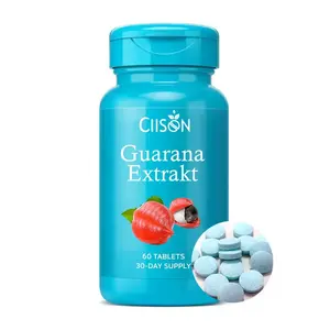 OEM Marque privée Guarana Plus Comprimé Contrôle du poids Brûler les graisses Extrait de guarana 800mg Complément alimentaire sain
