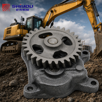 SHIYOU 1-13100313-1 L210-0031B Bomba de Aceite de Motor para Isuzu 4HK1 ZX200-3 ZX210-3, Piezas de Excavadora, 6 Meses de Garantía