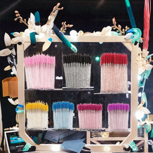 Yucagci Portable Micro <span class=keywords><strong>Brosse</strong></span> Applicateur Super Doux Mascara <span class=keywords><strong>Brosse</strong></span> pour Cils Nettoyage Écouvillon Jetable En <span class=keywords><strong>Nylon</strong></span> Extension De Cils - Product Image 3