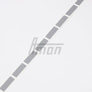 PET <b>Scratch</b> Off Stickers Dark Gray 8*22mm Anti-Counterfeit Password Labels for Recharge Game Cards Commercial Promotion - Product Image 1
