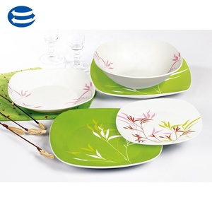 Excellent four fine square royal Prestige 20pcs fine ceramic porcelain dinnerware set table dinner set - Product Image 6