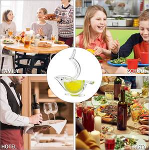 Zitronenpresse Home Slip Tool Press Squeeze Fruit Mini Juicer Manual Bird Shape Transparente Portable <span class=keywords><strong>Exprimidor</strong></span> De <span class=keywords><strong>Limon</strong></span> - Product Image 2