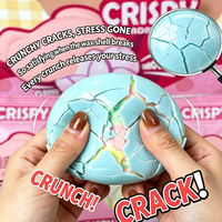 Boules croustillantes faites à la main pour jouets - Soulagement du stress activé par le son - Vendues individuellement