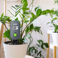 Compteur d'humidité du sol RAINPOINT pour plantes, testeur de sol 2 en 1 pour l'humidité/la température, capteur numérique, compteur d'eau pour jardin