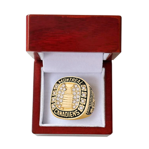 Bague <span class=keywords><strong>de</strong></span> championnat des Canadiens <span class=keywords><strong>de</strong></span> Montréal <span class=keywords><strong>de</strong></span> 1960, alliage écologique, style rétro, bague tendance, souvenirs précieux pour les fans à commémorer - Product Image 6