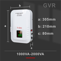 Régulateurs/Stabilisateurs de Tension Automatiques CA Muraux Monophasés de 1 kVA à 10 kVA pour Usage Domestique et Professionnel