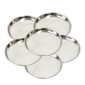 Fábrica al por mayor nuevo estilo redondo platos profundos utensilios de cocina Nuevo estilo utensilios de cocina de acero inoxidable plato clásico 26 cm de Bangladesh - Product Image 6