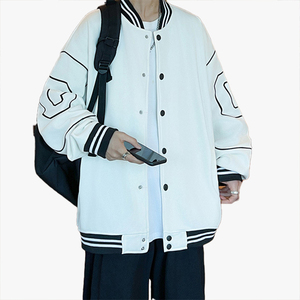 Teen New Style Student Baseball Jacket Coat Men Autumn Winter <b>Cardigan</b> Fleece Thickened Jacket Sport Top Coat - Product Image 1