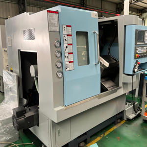 Prcs CK46-3 + 3 cao cứng nhắc Con lăn tuyến tính đường sắt Y trục CNC Lathe 8 trạm tháp pháo quay phay Composite máy điện mới đầu" - Product Image 1