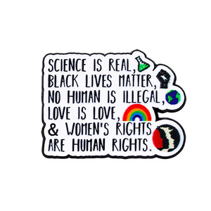 Khuyến khích báo giá đen đức tin vấn đề sống trên sợ hãi nữ quyền ghim - Product Image 1