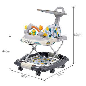 Multifunctionele Babyproducten Plastic <span class=keywords><strong>Baby</strong></span> <span class=keywords><strong>Baby</strong></span> Rollator Verstelbare Dinerplaat En Heigh Cartoon Stille Wiel Peuter Rollator - Product Image 3