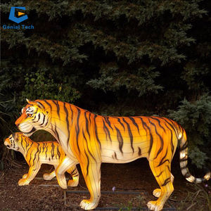 Linterna eléctrica de animales para festival Chino, farol con temática de tigre - Product Image 1