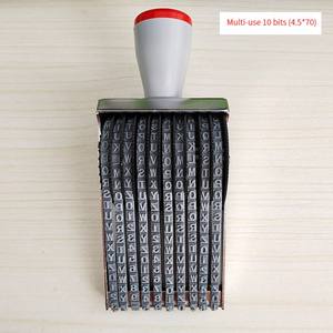 Mango <span class=keywords><strong>de</strong></span> colores <span class=keywords><strong>de</strong></span> impresión <span class=keywords><strong>de</strong></span> logotipo personalizado, accesorio que ajusta números flexibles <span class=keywords><strong>de</strong></span> 11 dígitos, rodillo <span class=keywords><strong>de</strong></span> goma <span class=keywords><strong>de</strong></span> plástico, <span class=keywords><strong>sello</strong></span> grande - Product Image 6