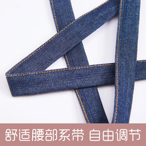 Delantal ajustable de mezclilla con bolsillos para uniformes de personal de restaurante y bar - Product Image 3