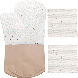 Gants <span class=keywords><strong>de</strong></span> barbecue antidérapants et maniques <span class=keywords><strong>de</strong></span> <span class=keywords><strong>cuisine</strong></span> – Gants <span class=keywords><strong>de</strong></span> four et maniques <span class=keywords><strong>de</strong></span> <span class=keywords><strong>cuisine</strong></span> avec rembourrage en silicone recyclé antidérapant - Product Image 3