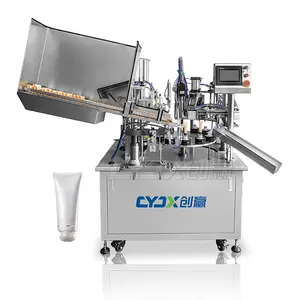 CYJX Factory Supply Sun Cream Packing Machine Plastic/ Aluminum Foil Tube Automatic Filling And Sealing Machine