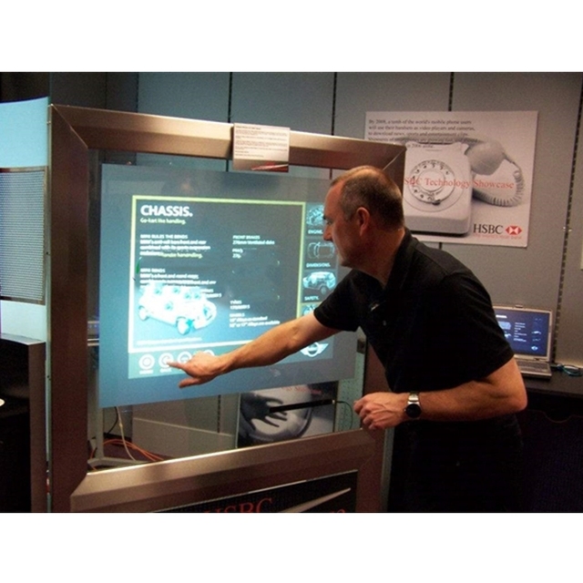 15.6 to 180 Inch Customized Dimension Interactive Capacitive Touch Foil with Multitouch Function for windows Glass