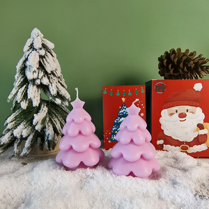 C-085 New Cross-border Christmas Tree Aromatherapy <b>Candles</b> Ins Modelling Decoration Christmas <b>Gift</b> <b>Candles</b> Wholesale - Product Image 5