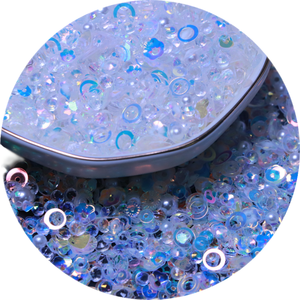 Glitter a Forma di Perline Bingsu, Paillettes Sciolte per Decorazione di Carte, Nail Art, Scrapbook, <span class=keywords><strong>Confetti</strong></span> Fai-da-Te - Product Image 2